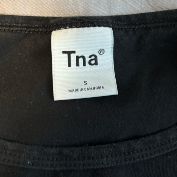 Black TNA Malibu Tee - Picture 3 of 4